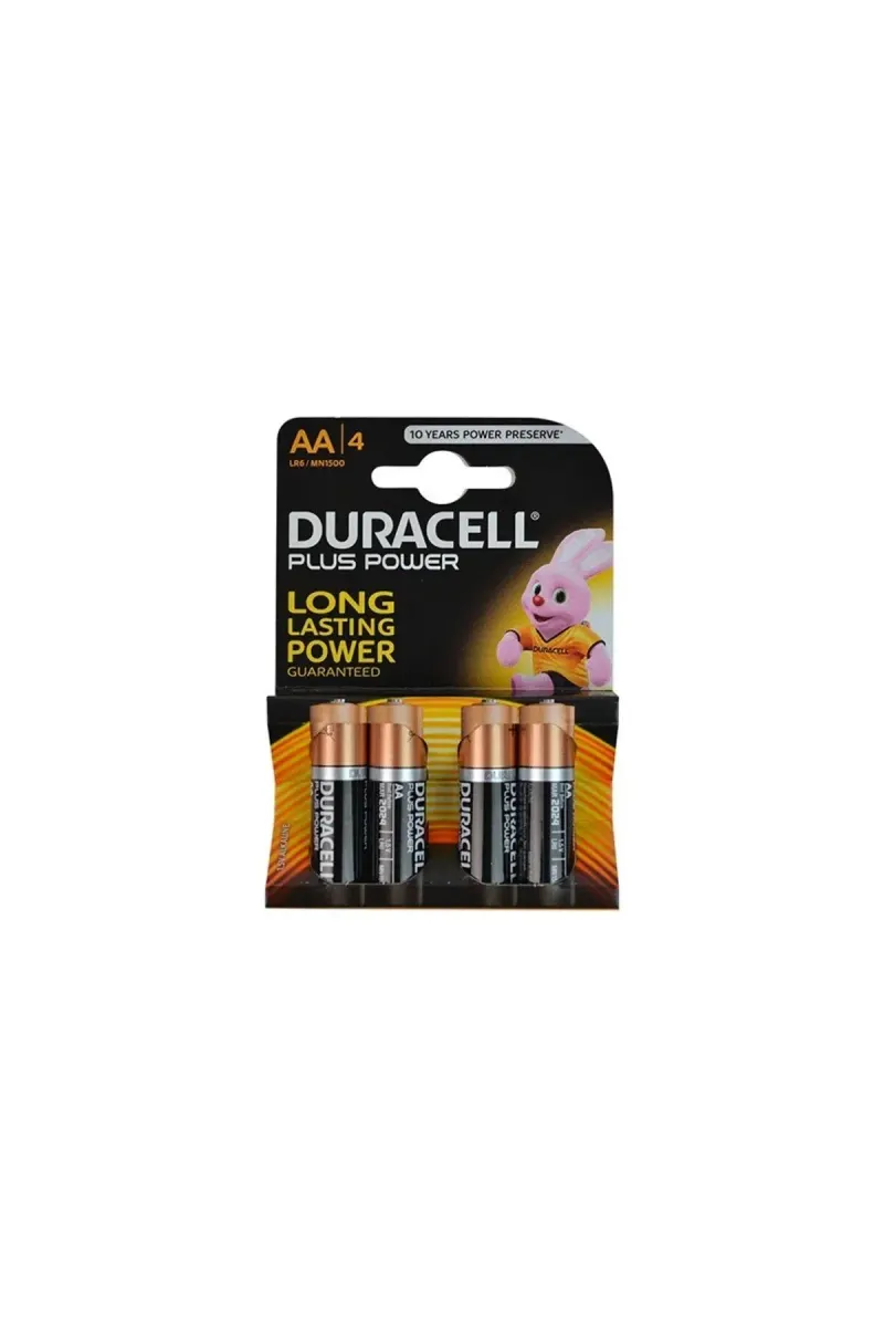 Top Bottom Set of 4 AA LR6 batteries