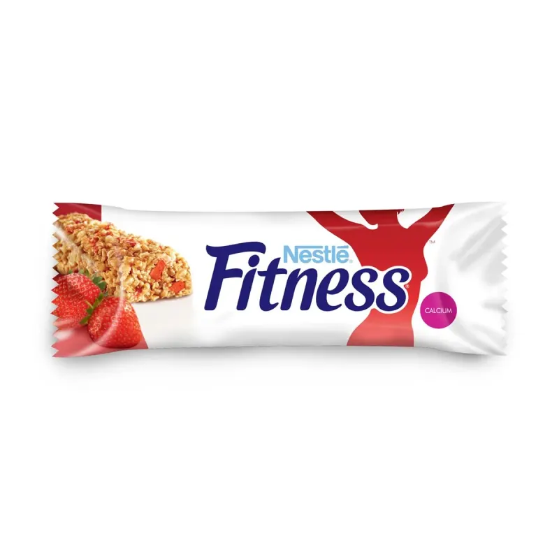 Fitness Baton de Cereale cu Capsuni 16 x 23,5 g