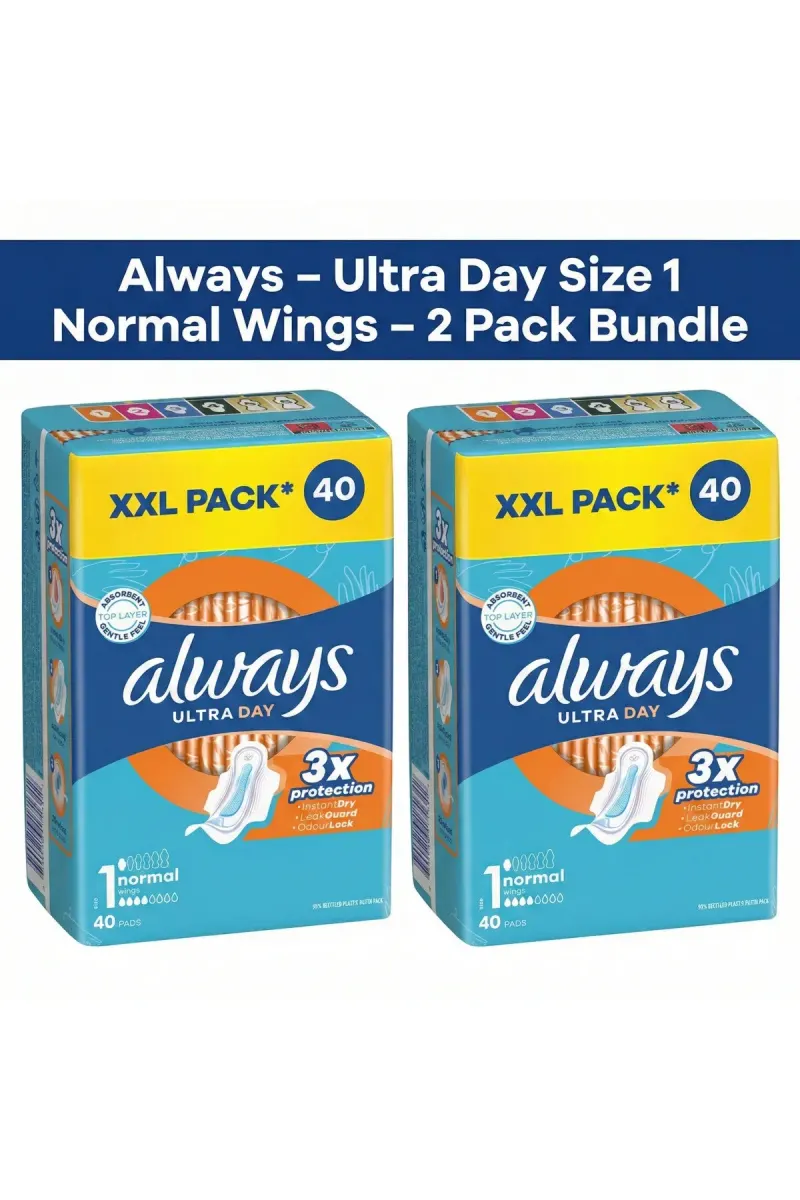 Absorbents Ultra Normal Quattro Pack, 40 pcs x 2