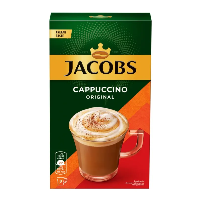 JACOBS Cappuccino Instant 8 x 11,6 g