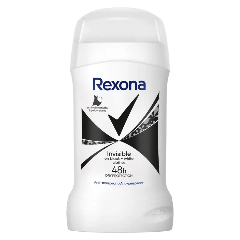 Rexona Deodorant Stick Invisible Black & White 50 ml