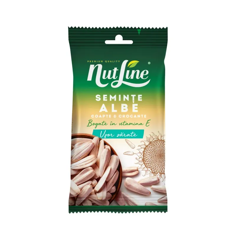 NUTLINE Seminte Albe Floarea Soarelui 9 x 40 g