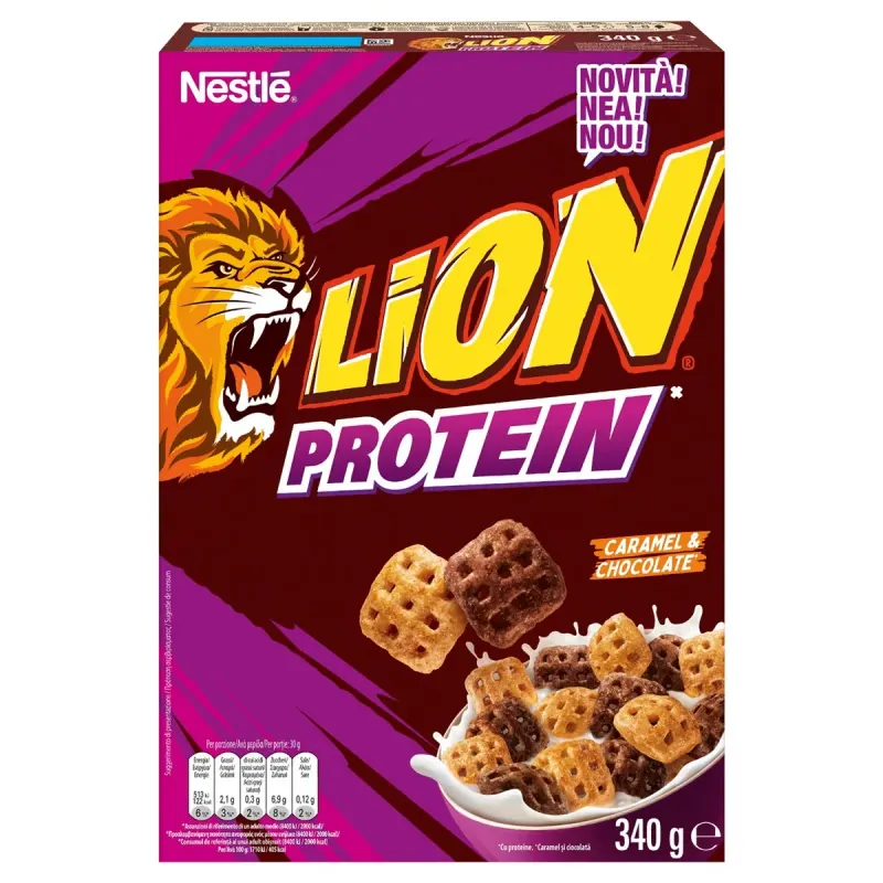 Nestle Cereale Lion Proteine 340 g