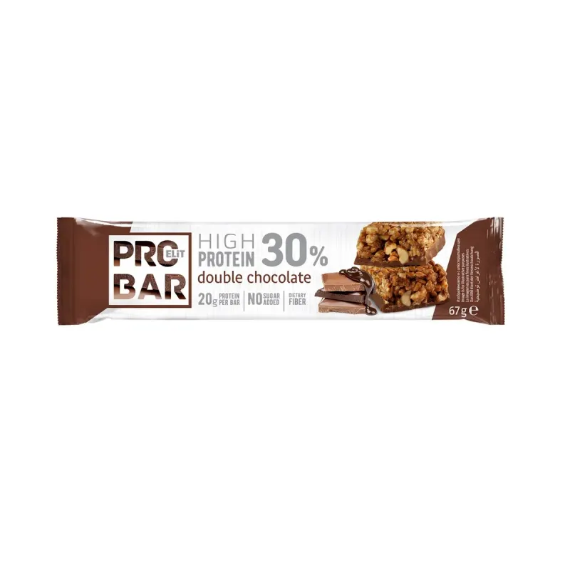 ELiT PRO BAR Baton Proteic 0 Zahar cu Dublu de Ciocolata 67 g