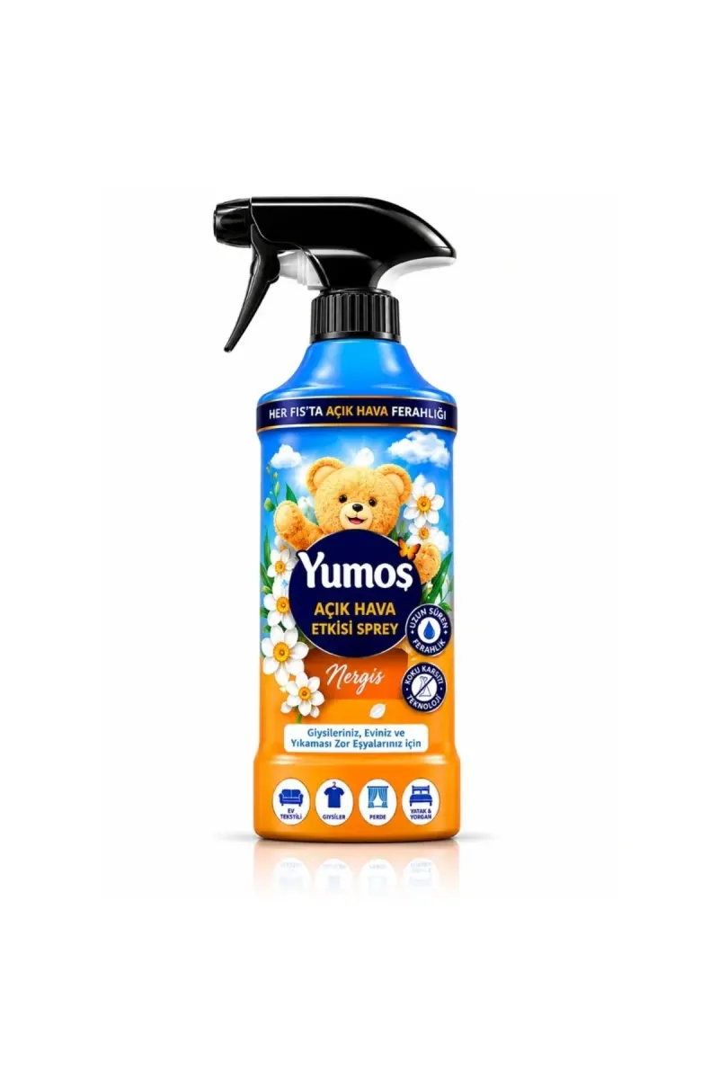 Yumos® Daffodil Spray Deodorant Perfume for Clothes and Textiles, 450 ml