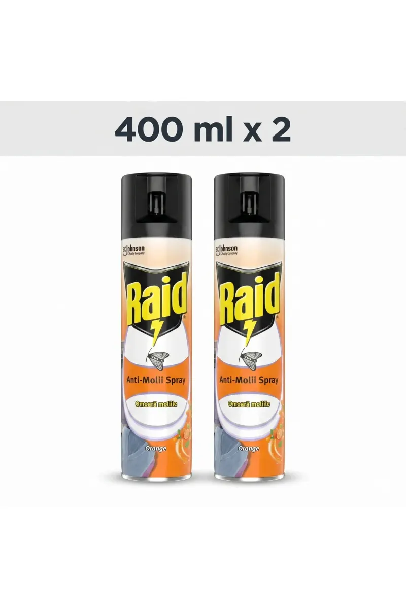 Pack 2 X orange moth spray, 400ml