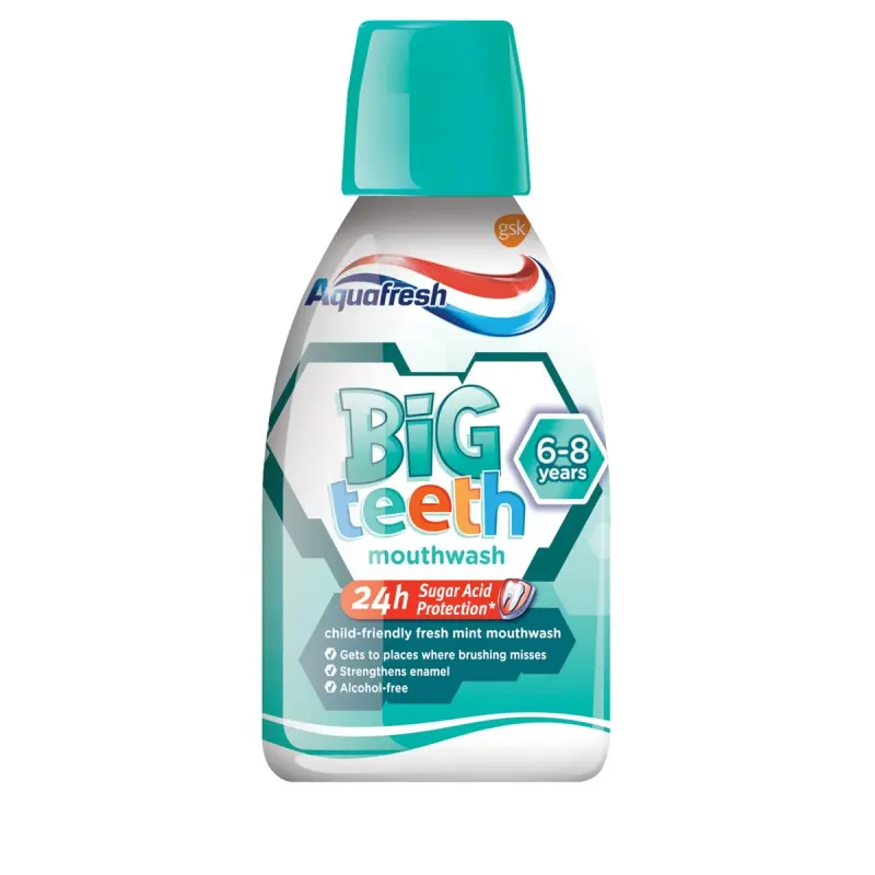 Aquafresh Apa de Gura 6-8 Ani 300 ml