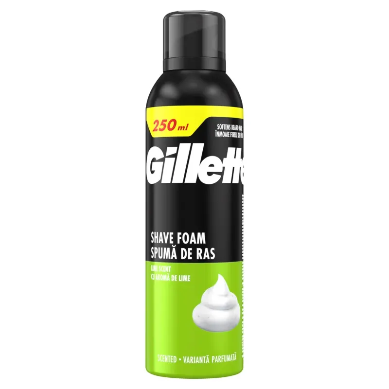 Gillette Spuma de Ras Lime 250 ml