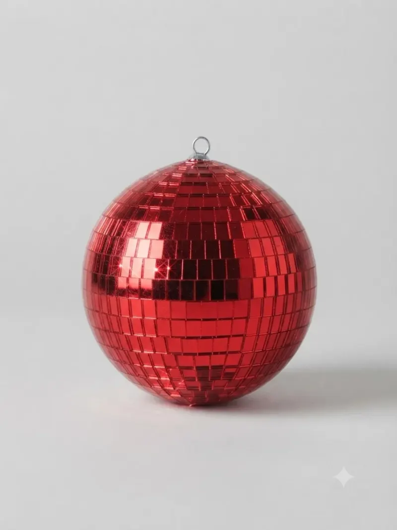 Glob Disco Rosu 25 cm