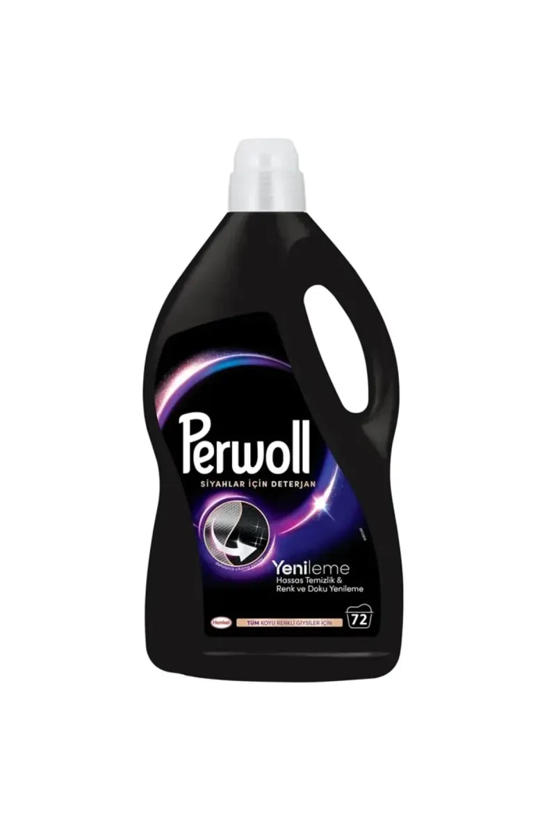 3.96 L liquid detergent for black laundry, ideal for 72 washes.