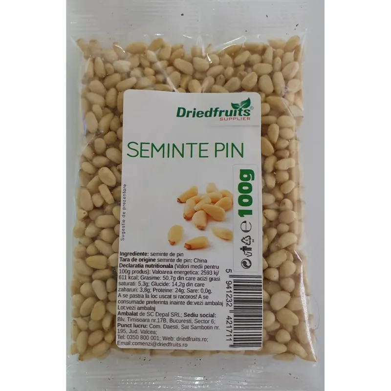 DRIEDFRUITS Seminte de Pin 100 g