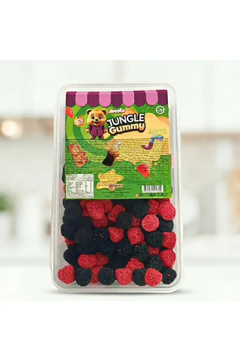 Jungle Gummy Jelly, Blackberry flavored, 1kg