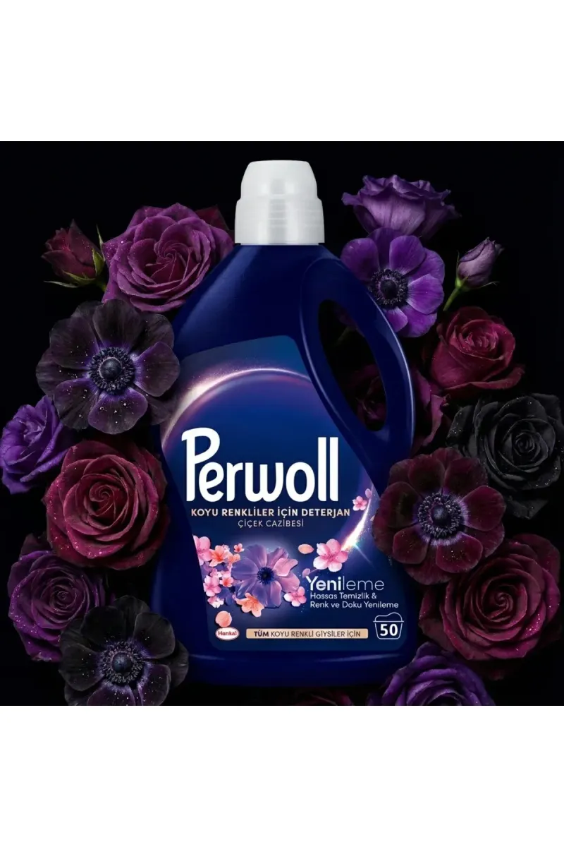 Black Delicate Liquid Laundry Detergent Renewal & Floral Charm 2.75 L (50 Washes)