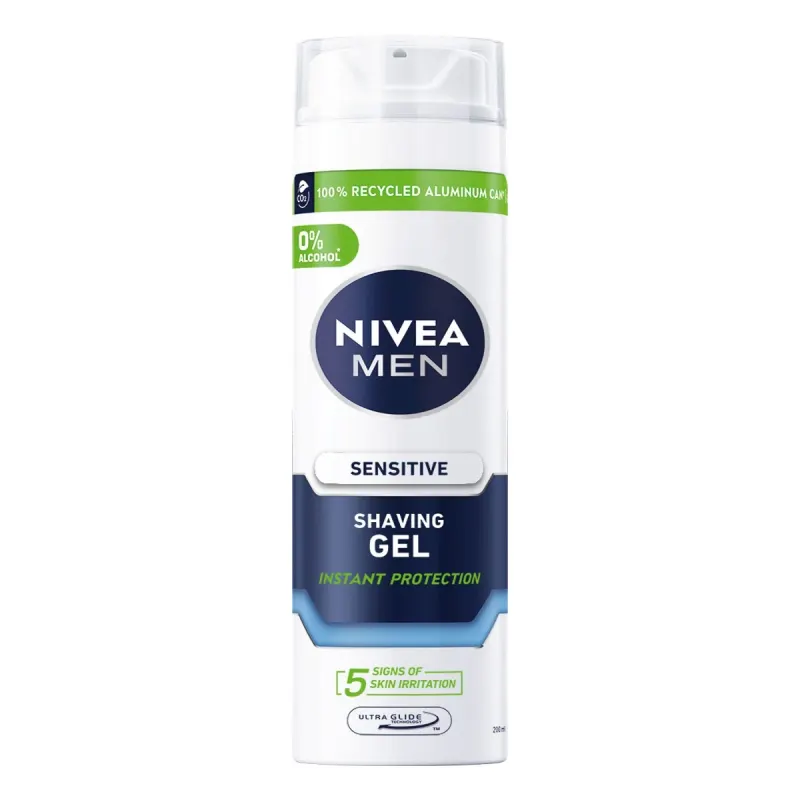 NIVEA Gel Ras Sensibil 200 ml