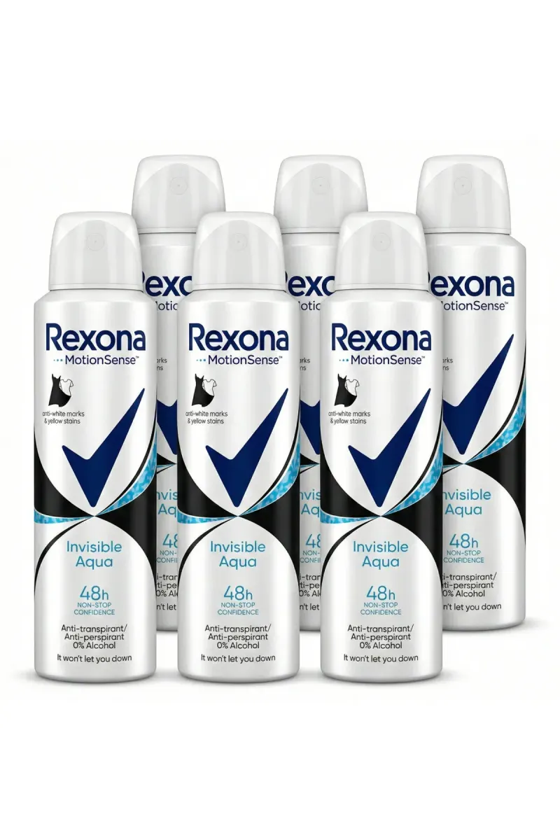 Invisible Aqua Antyperspirant Spray 48H 150 ml x 6 pieces