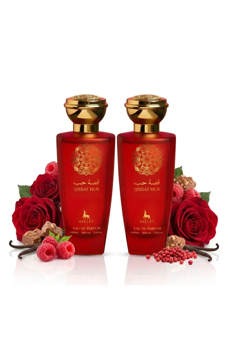 Set of 2 Oriental Perfumes for Women - Qissat Hub 100ML - EDP