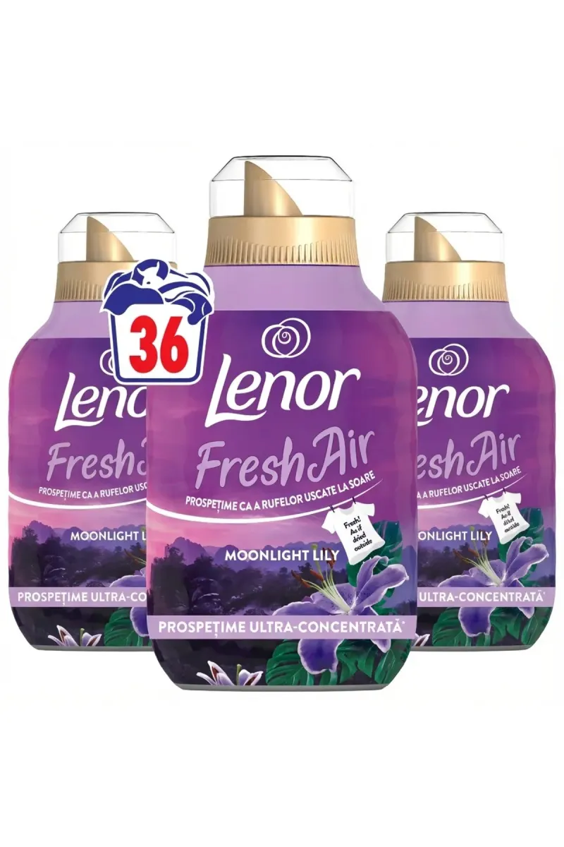 Fresh Air Fresh Moonlight Lily, fabric softener, 36 washes, 3 x 0.5L