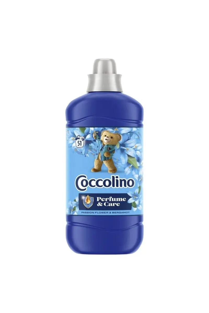 Fabric Softener, Coccolino, Passion Flower and Bergamot, 1.275 L, 51 Washes