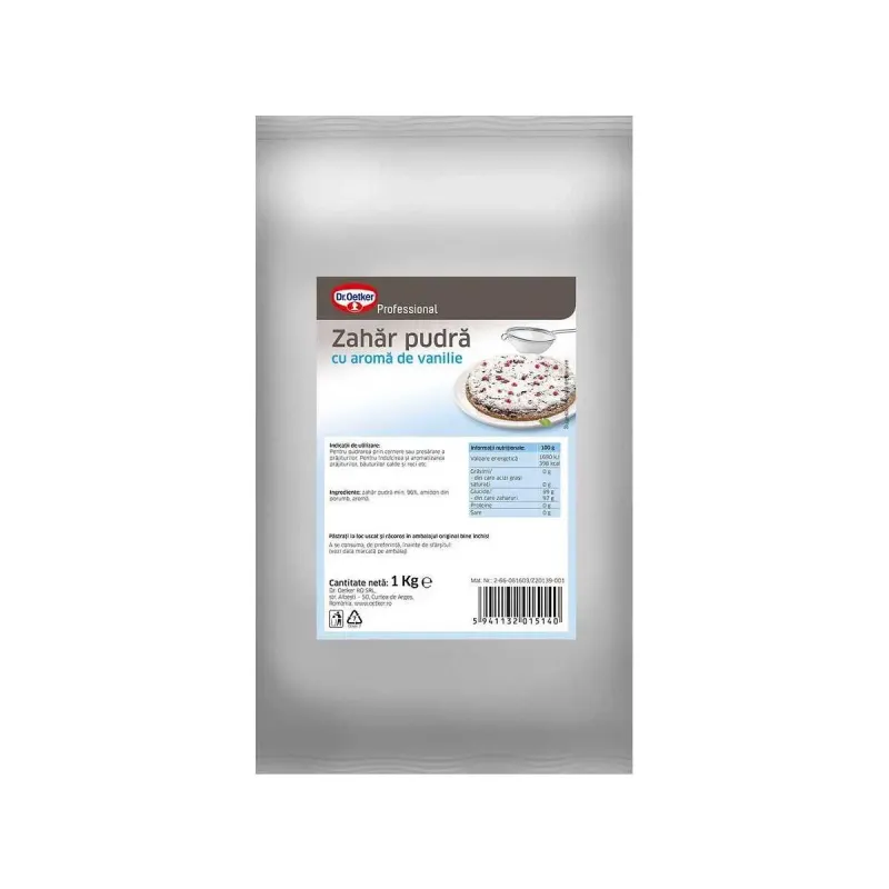 Dr.Oetker Zahar cu Aroma de Vanilie 1 Kg
