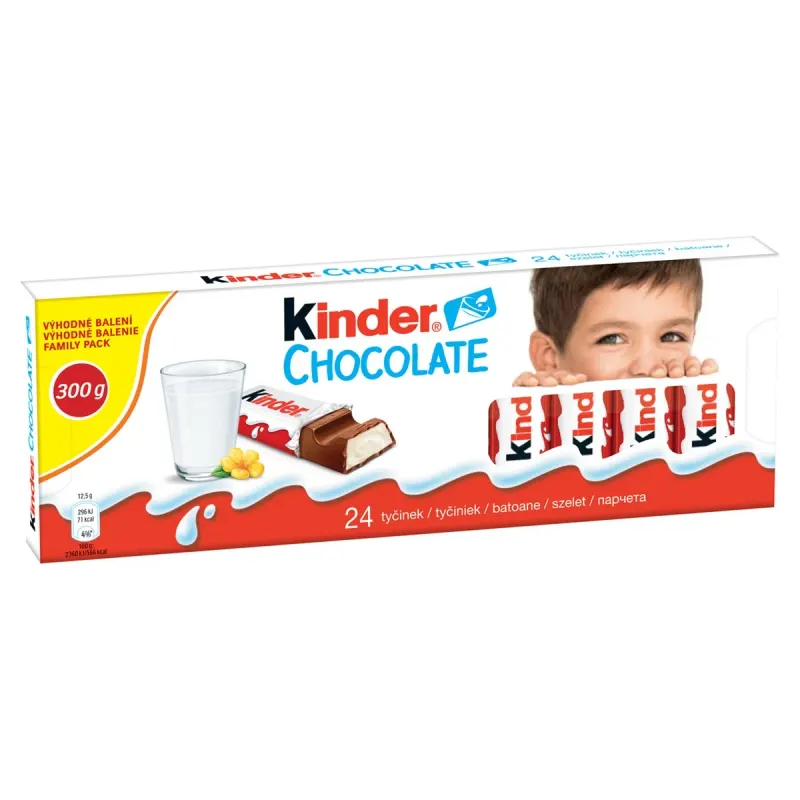 KINDER CHOCOLATE Batoane de Ciocolata cu Lapte 300 g