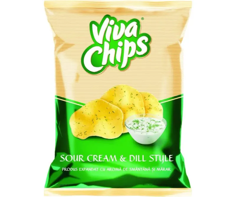 Viva Chips Smantana & Marar 24 x 50 g