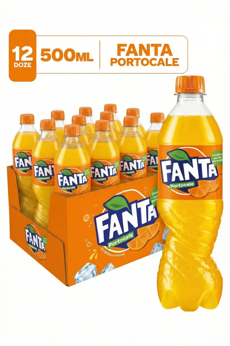 ORANGES, 500 ML x 12 PIECES, PET