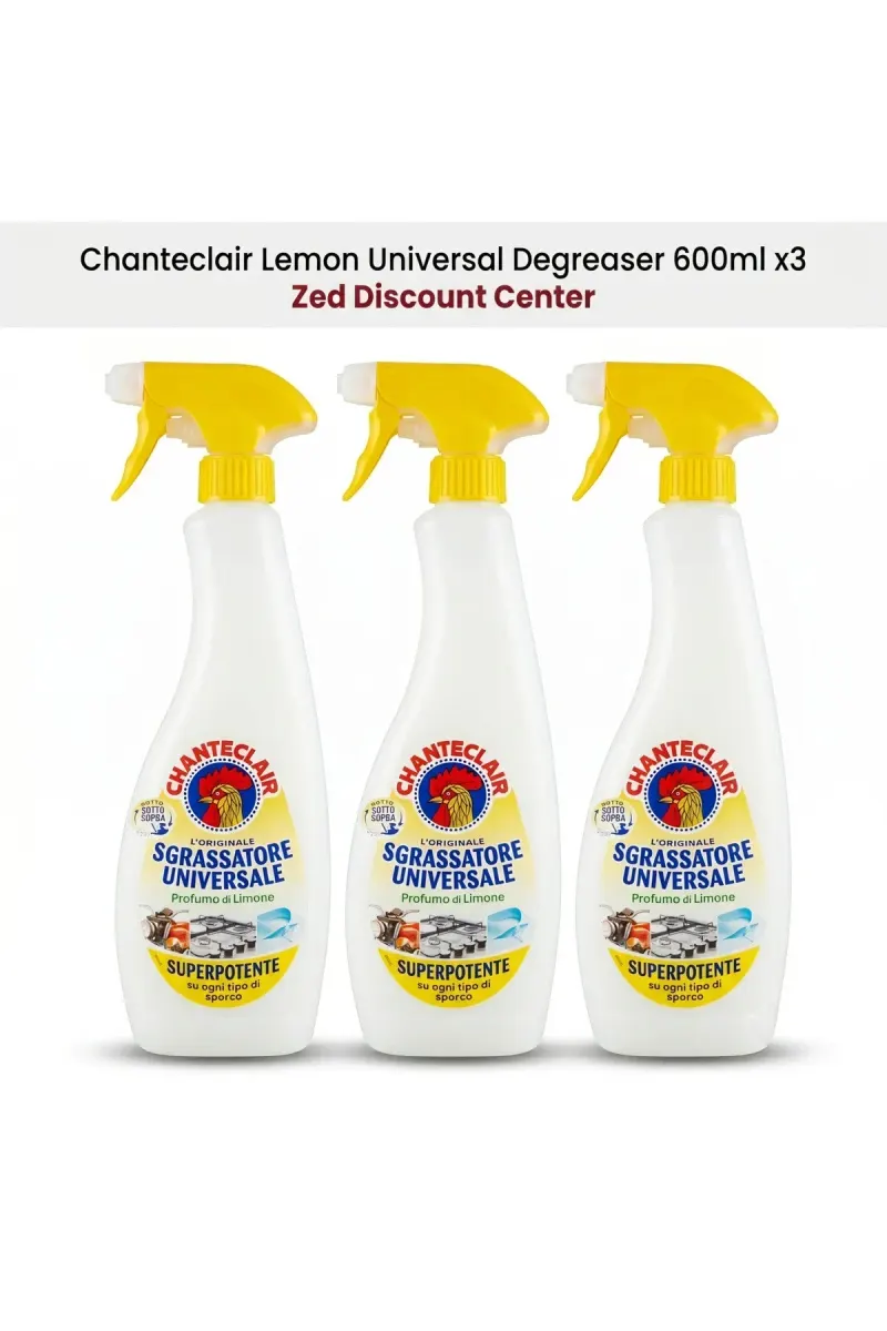 Chanteclair Lemon Universal Degreaser 600ml x3