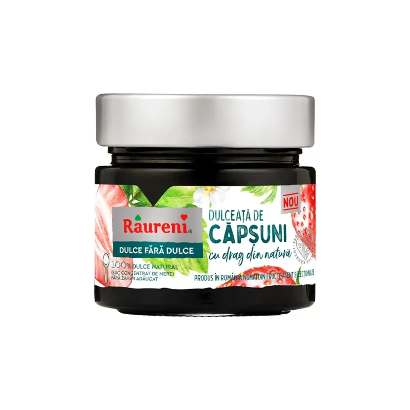 Raureni Dulceata Capsuni fara Zahar 240 g