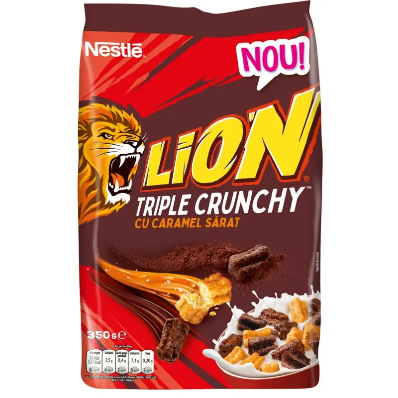 Nestle LION Triple Crunchy Cereale 350 g