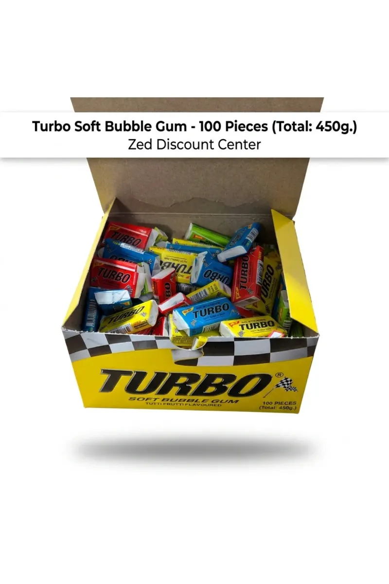 Soft Bubble Gum 100 Pieces (450g.)