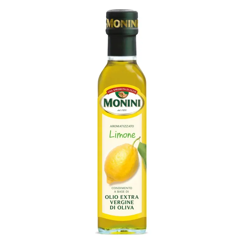 MONINI Condiment cu Ulei Extravirgin Aromatizat Lamaie 250 ml