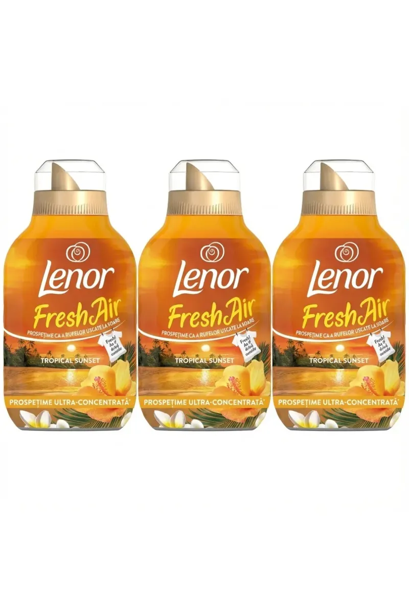 Fresh Air Tropical Sunset, fabric softener, 36 washes, 3 x 0.5L