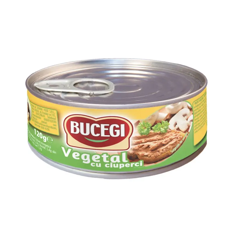 BUCEGI Pasta Vegetala cu Ciuperci 6 x 120 g