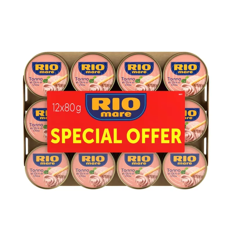 RIO mare Ton In Ulei de Masline 12 x 80 g