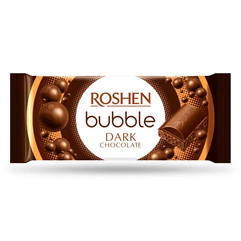 ROSHEN Ciocolata Aerata Neagra 80 g