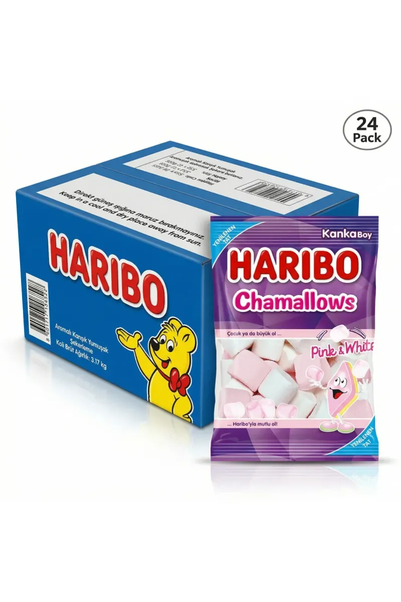 Chamallows Pink & White Halal | 24x70g Value Box