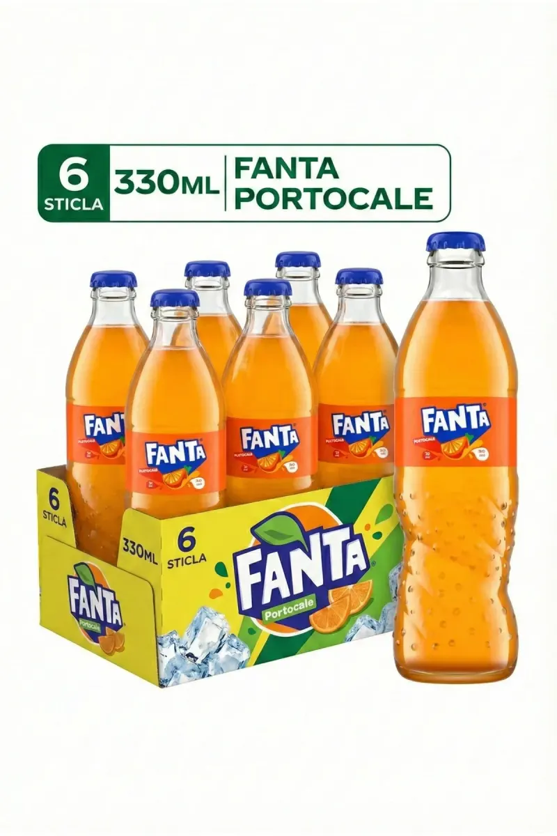 ORANGES, 330 ML x 6 PIECES, GLASS