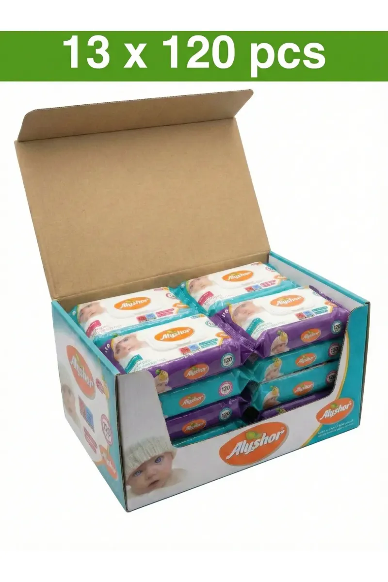 SET MIX Baby Soft SuperSoft Wet Wipes 13 x 120 pieces