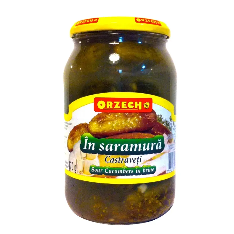 ORZECH Castraveti in Saramura Calibru 6-9 cm 800 g