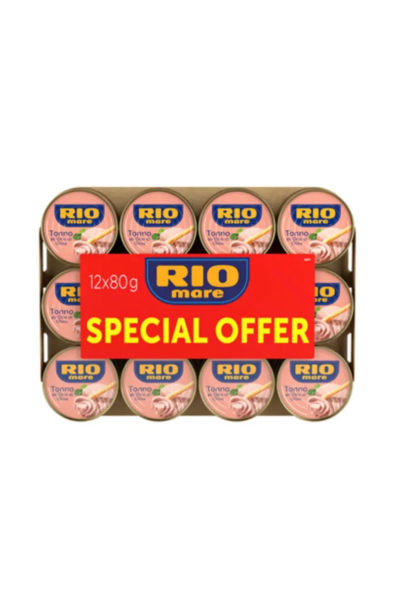 Mare Tuna in Olive Oil, 12 x 80 g – Premium Taste and Superior Quality
