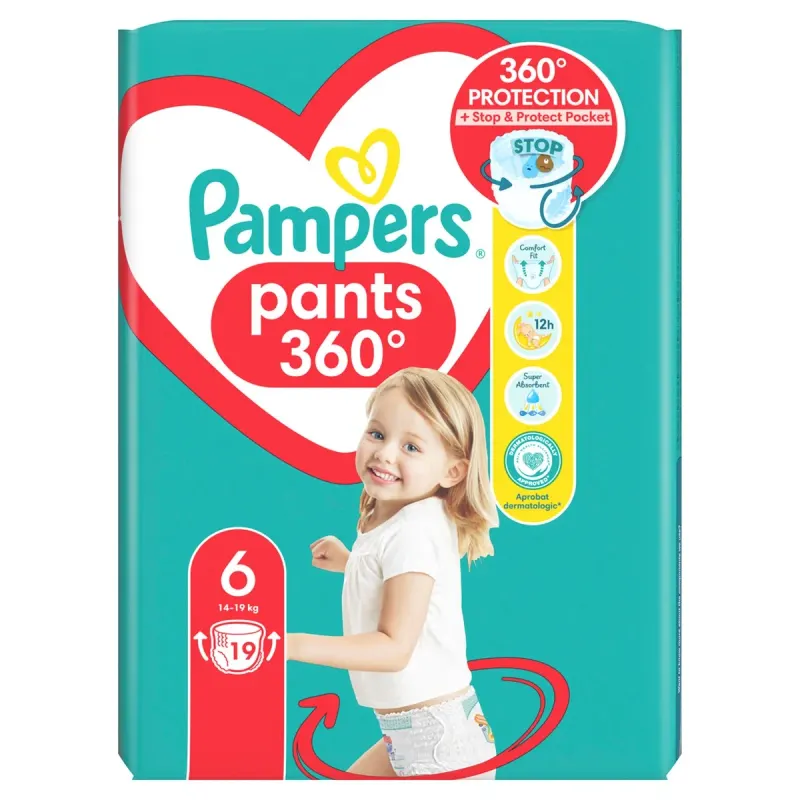 Pampers pants Scutece Chilotel Marimea 6 19 bucati