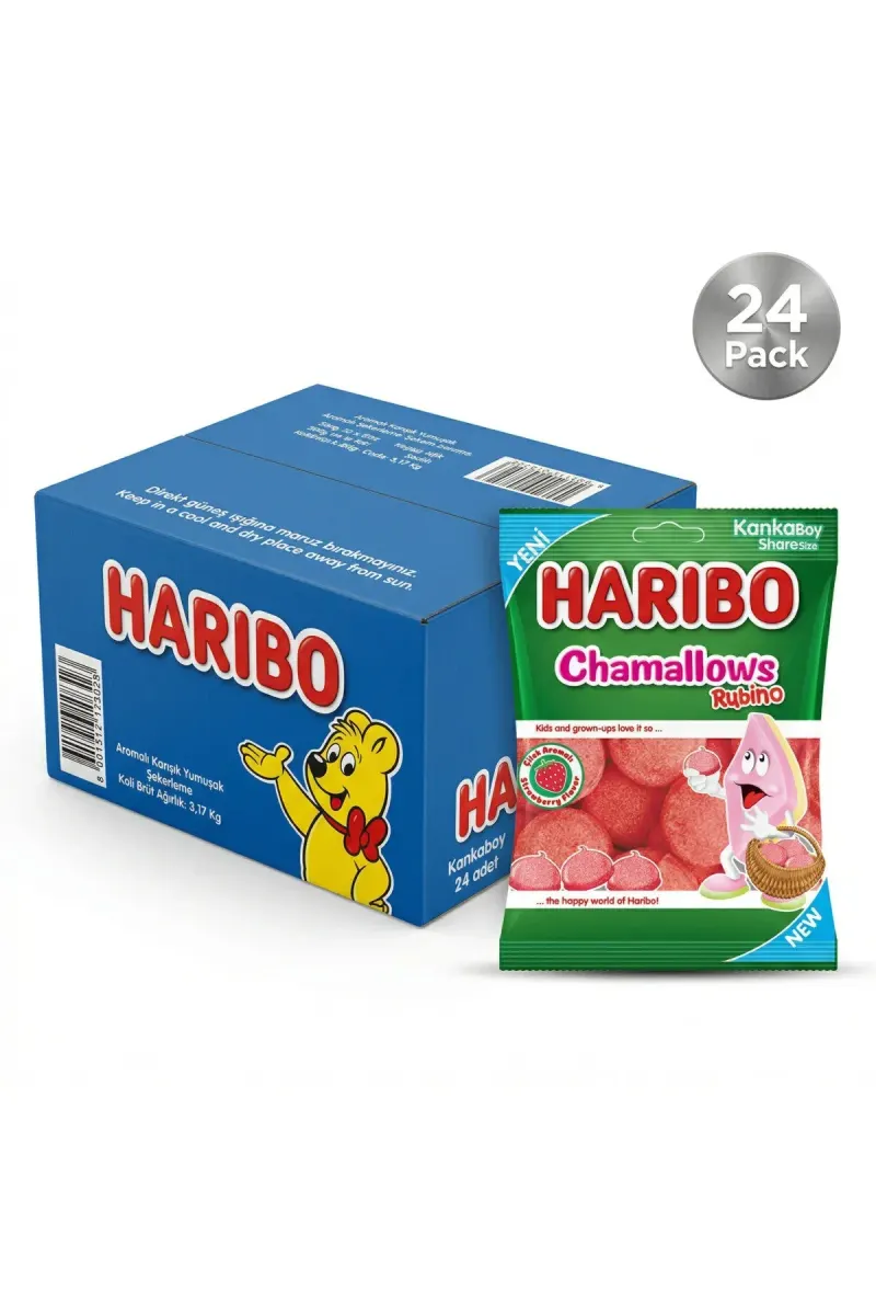 Strawberry Marshmallows | Halal | 24x70g Value Box