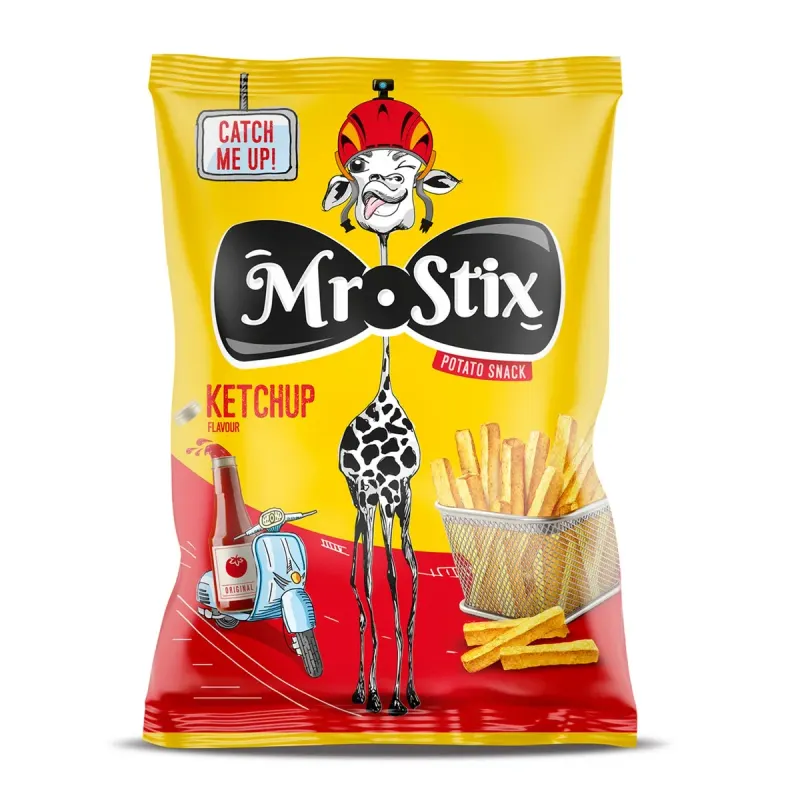 Mr Stix Snacks Ketchup 16 x 50 g