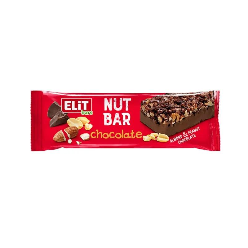 ELiT bars Baton Cereale cu Dublu de Ciocolata 40 g