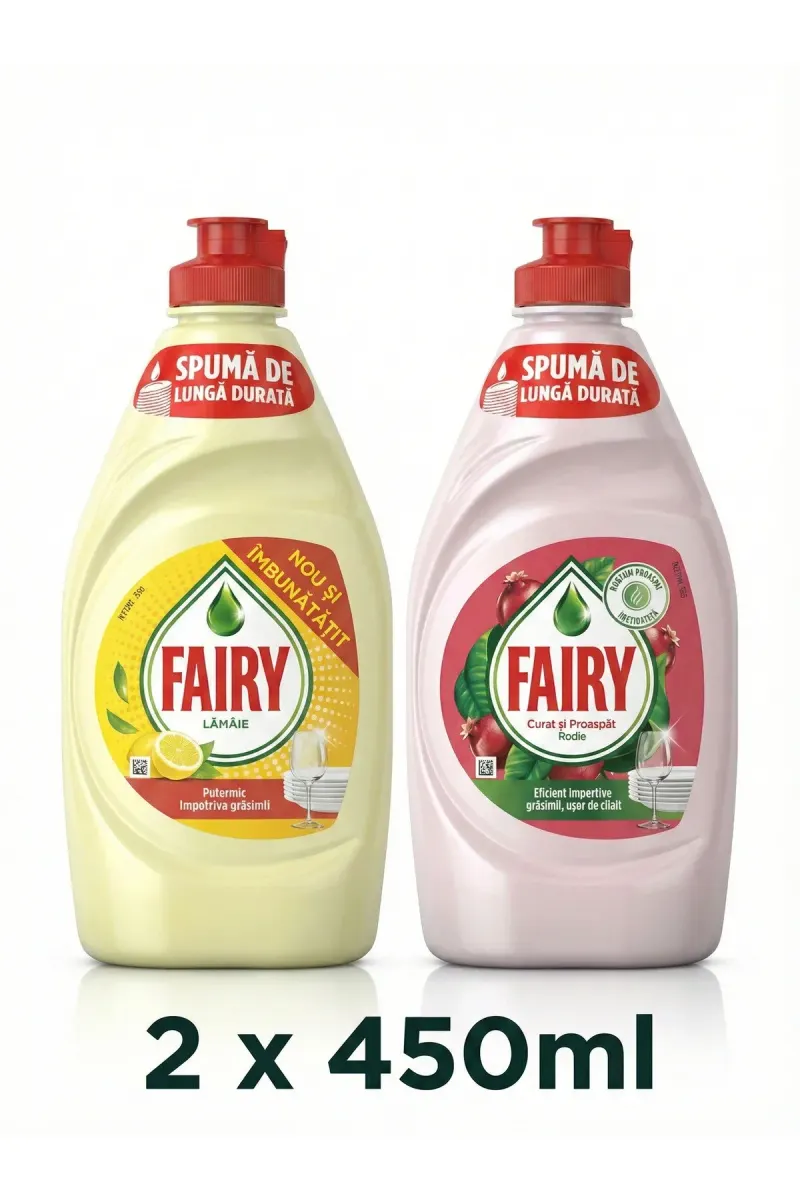 LIQUID DISHWASHING DETERGENT 2 x 450ml Pack