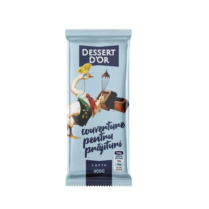 DESSERT D'OR Ciocolata de Menaj cu Lapte 400 g