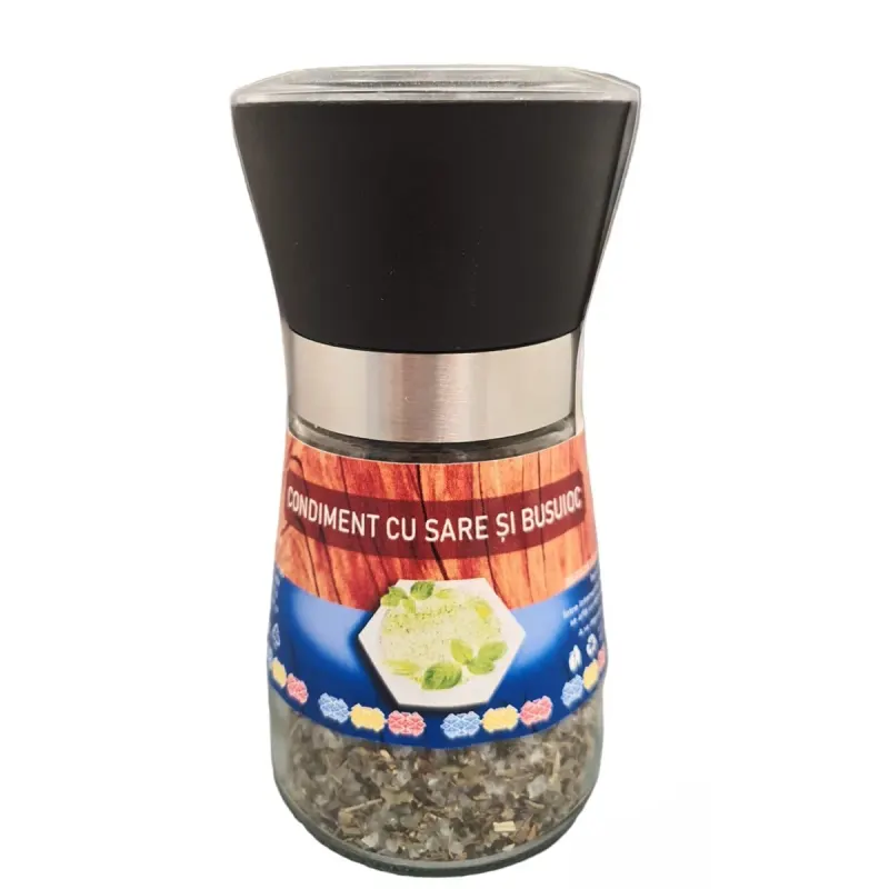 Salrom Râșniță Sare și Busuioc 150 g
