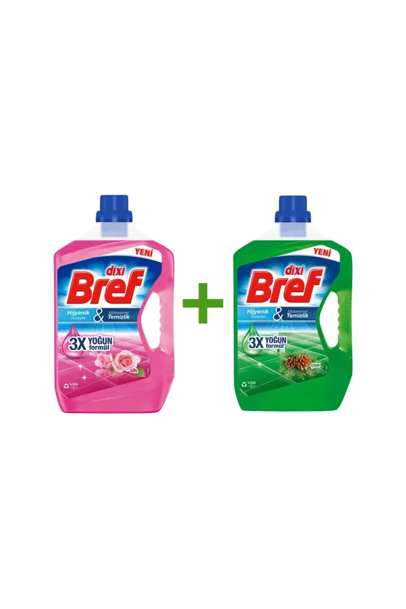 Dixi Surface Cleaner, Pine and Rose Scented, 2 x 2.5 L
