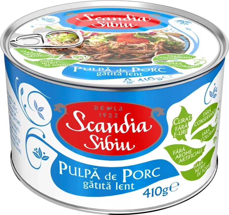 Scandia Sibiu Pulpa de Porc 410 g