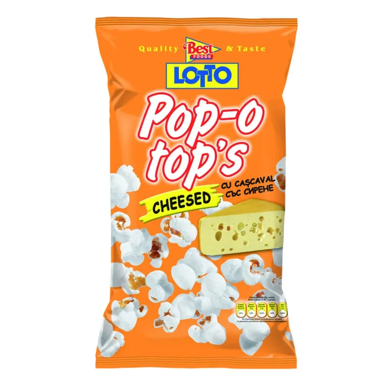 LOTTO Popcorn Cascaval 4 x 75 g